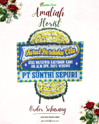 Papan Bunga Duka di Silo