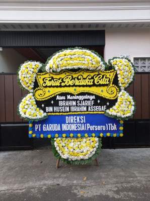 Papan Bunga Duka di Silo